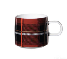 Load image into Gallery viewer, Muga Tartan Red Mug
