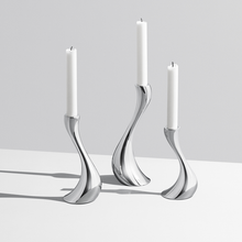 Load image into Gallery viewer, COBRA Candleholders, 16, 20, 24cm, Set of 3
