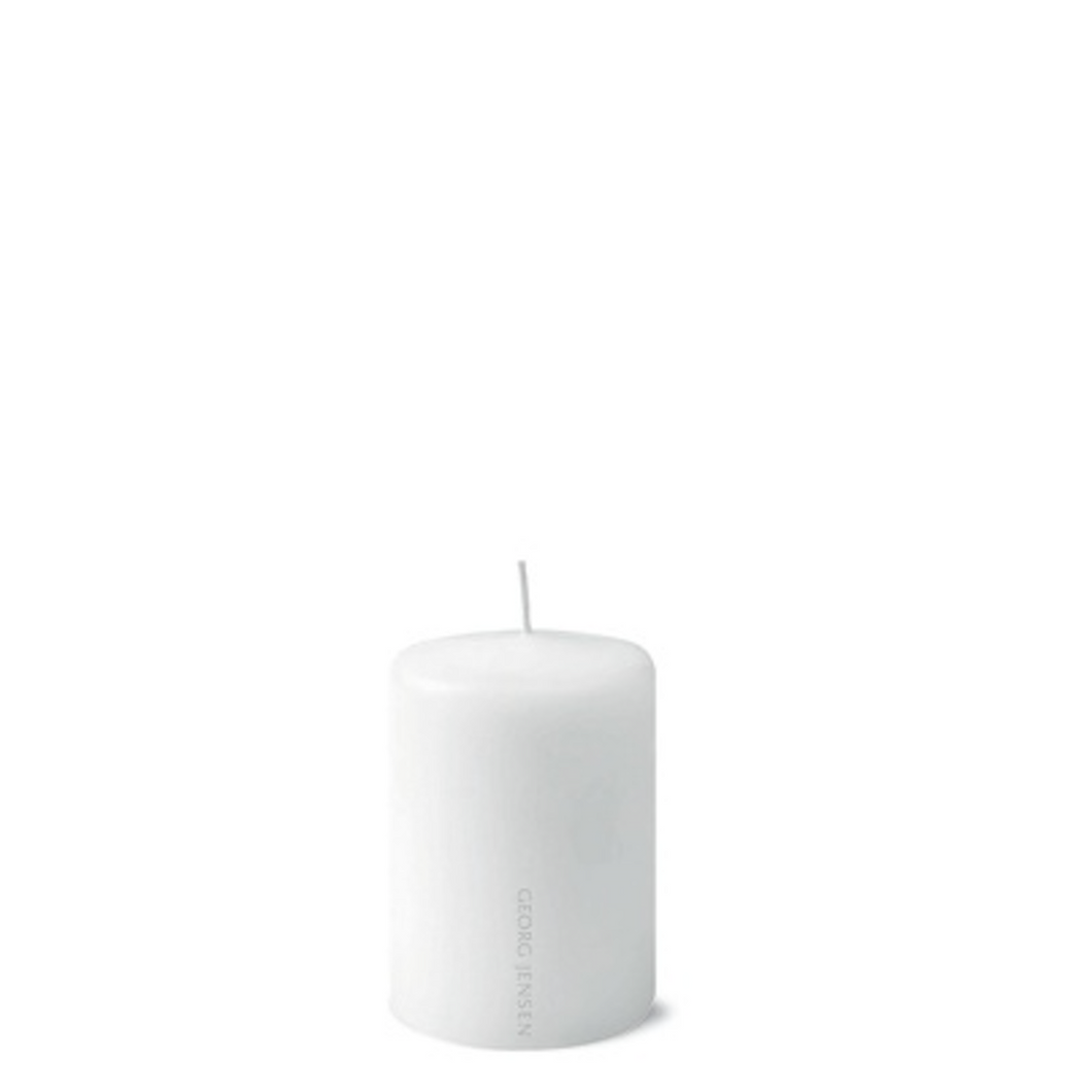 White Pillar Candle 10cm