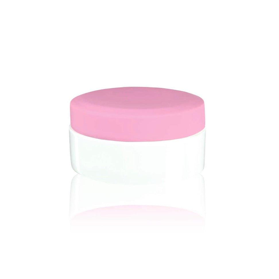 Beauty porcelain jar pink