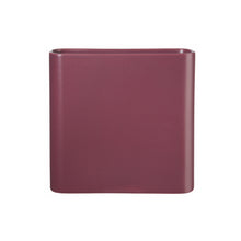 Load image into Gallery viewer, Ruby burgundy vase 17cm
