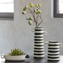 Load image into Gallery viewer, Rayu Striped Vase 17cm
