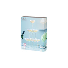 Load image into Gallery viewer, Tower Glasses Champagne Set 10pcs clear
