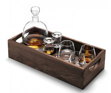 Load image into Gallery viewer, Whisky Islay Connoisseur Set &amp; Walnut Tray 6pcs
