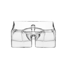 Load image into Gallery viewer, Serve divided square bowl 22cm
