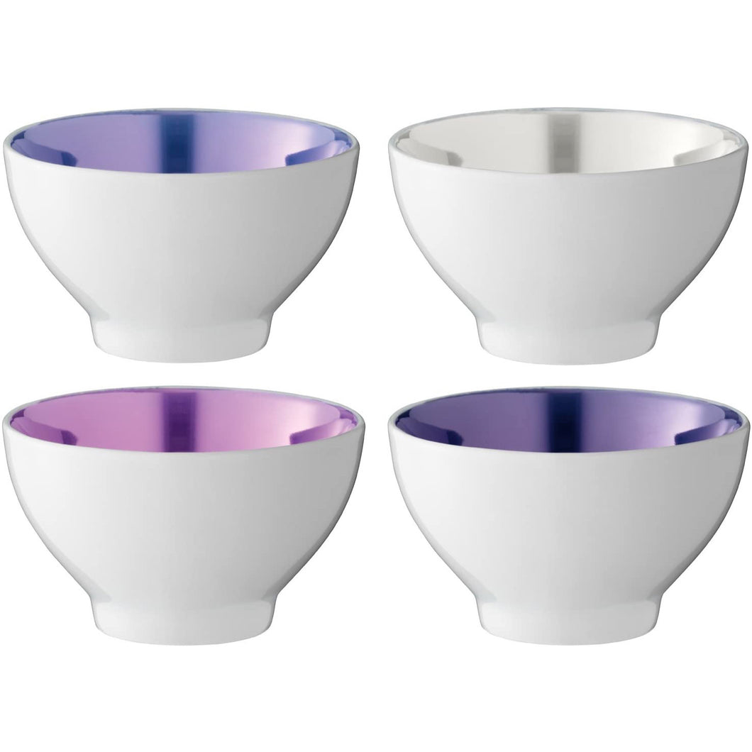 Polka Bowl Set of 4, pastel
