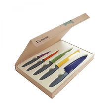 Load image into Gallery viewer, Set of 5 knives with colored blades
