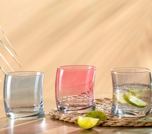 Load image into Gallery viewer, Swing glass set of 4, cold colors
