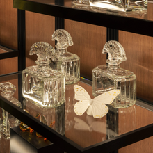 Load image into Gallery viewer, Butterfly Figurine. Golden Luster &amp; White
