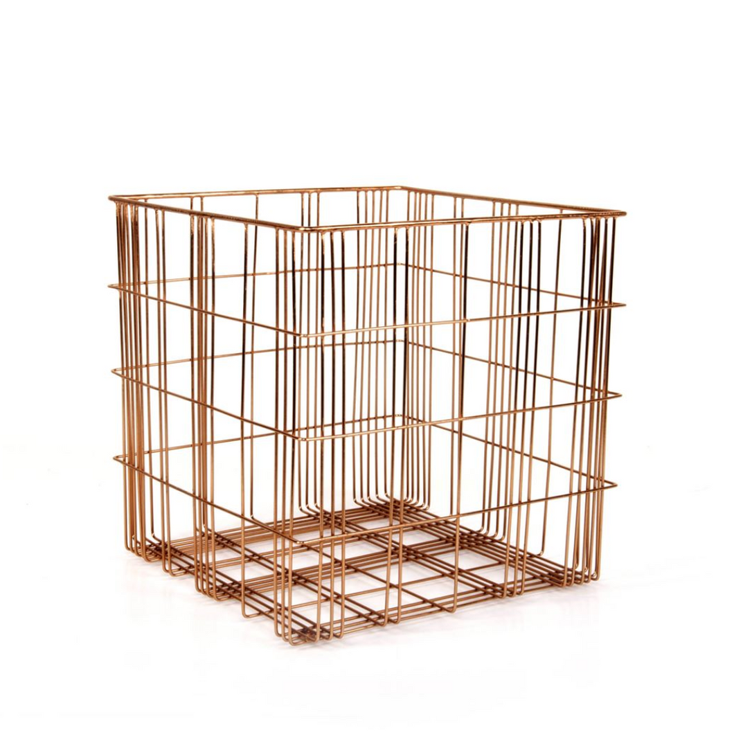 Harri Tall Basket, Copper