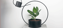 Load image into Gallery viewer, O-Collection Planter, Black, 60cm
