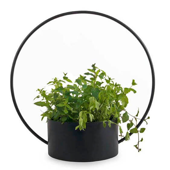 O-Collection Planter, Black, 60cm