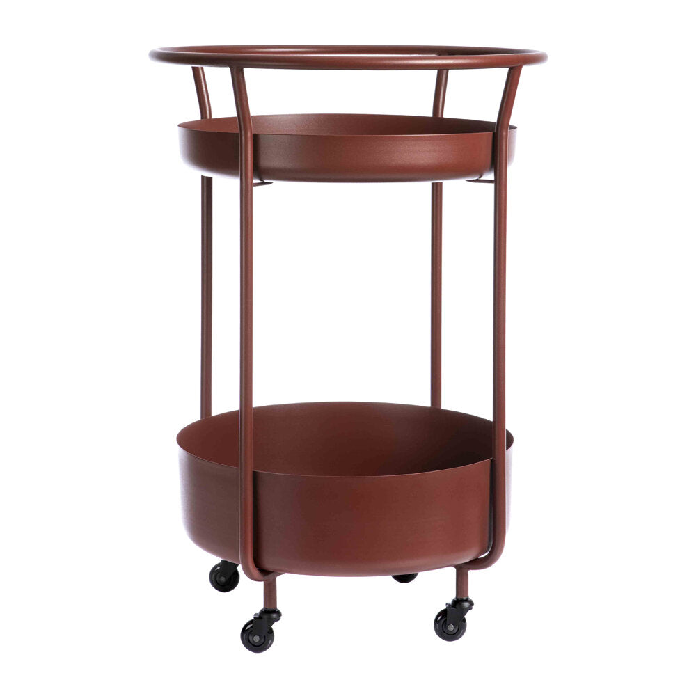 Bar cart red
